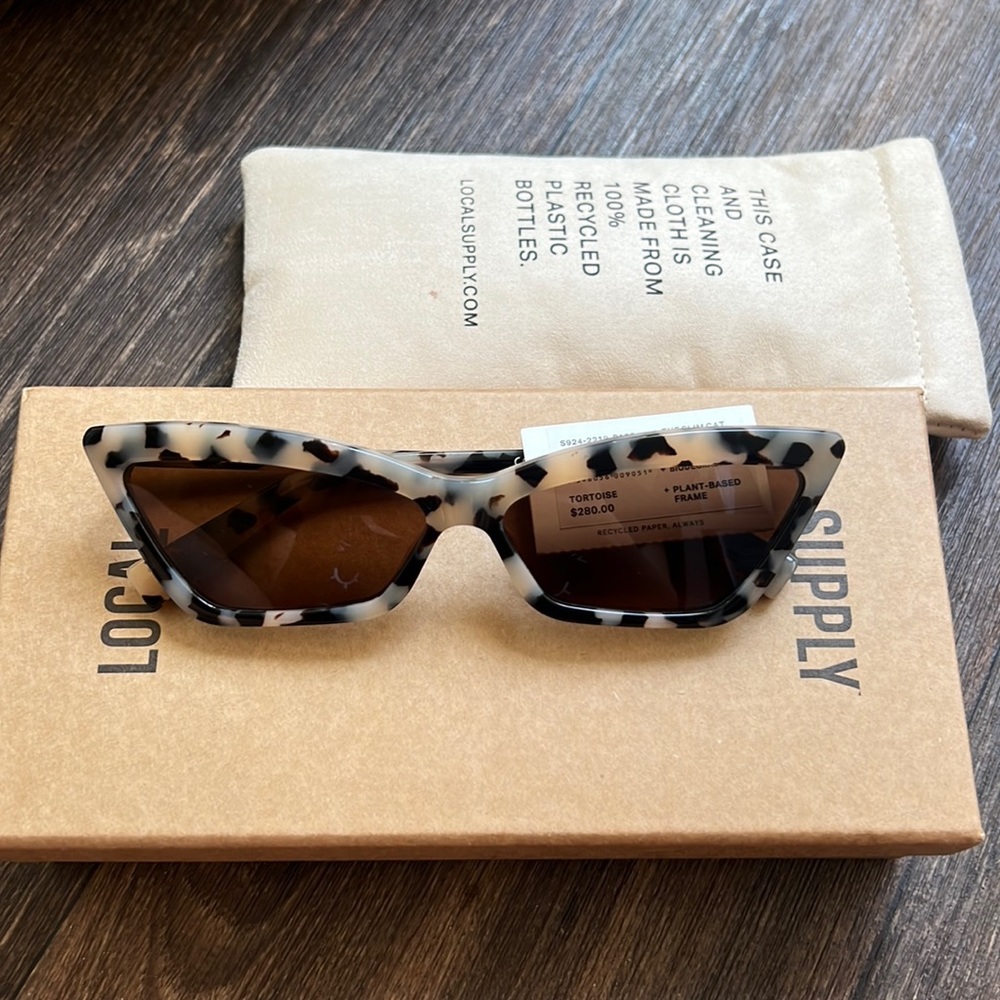 Local Supply x Zulu & Zephyr The Slim Cat Eye Sunglasses